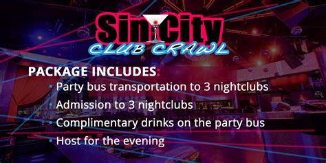 sin city club crawl vegas